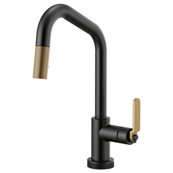 BRIZO LITZE 64064LF SmartTouch Pull-Down Kitchen Faucet with Angled Spout and Industrial Handle