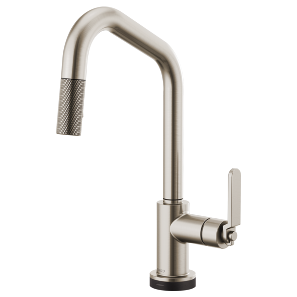 BRIZO LITZE 64064LF SmartTouch Pull-Down Kitchen Faucet with Angled Spout and Industrial Handle