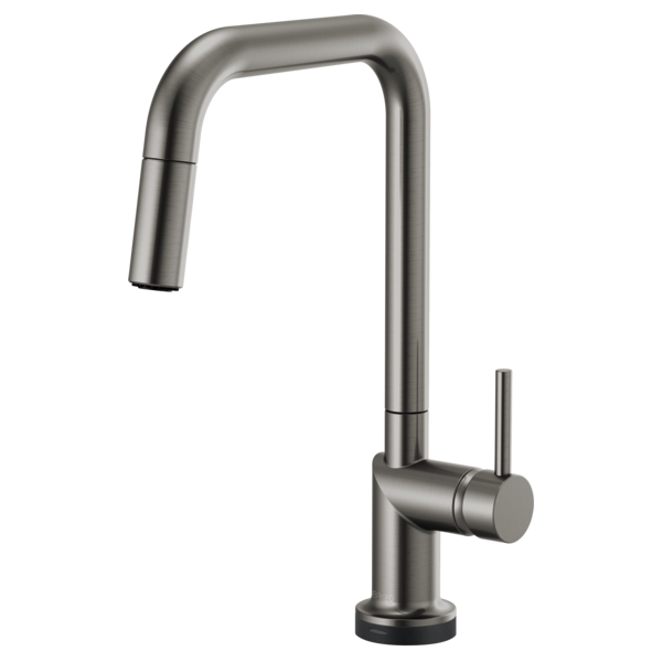 BRIZO 64065LF SmartTouch Pull-Down Kitchen Faucet with Square Spout - Metal Lever Handle