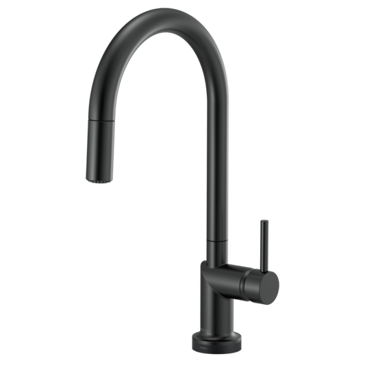 BRIZO 64075LF SmartTouch Pull-Down Kitchen Faucet with Arc Spout - Metal Lever Handle