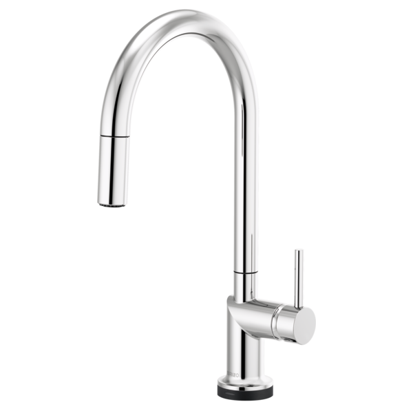 BRIZO 64075LF SmartTouch Pull-Down Kitchen Faucet with Arc Spout - Metal Lever Handle