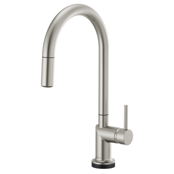 BRIZO 64075LF SmartTouch Pull-Down Kitchen Faucet with Arc Spout - Metal Lever Handle