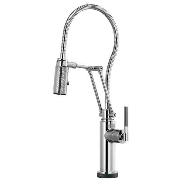 BRIZO LITZE 64143LF SmartTouch Articulating Kitchen Faucet With Finished Hose