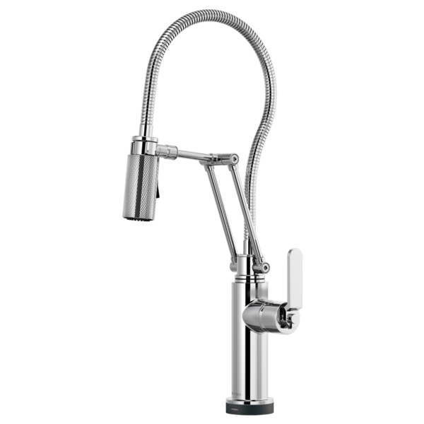 BRIZO LITZE 64144LF SmartTouch Articulating Kitchen Faucet With Finished Hose