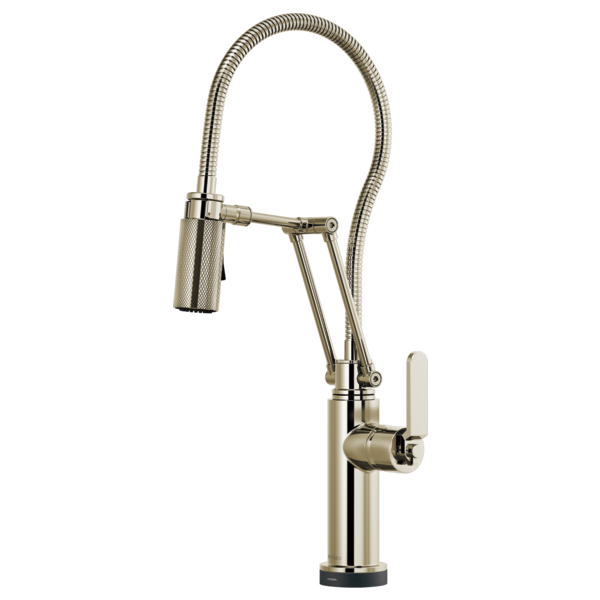 BRIZO LITZE 64144LF SmartTouch Articulating Kitchen Faucet With Finished Hose