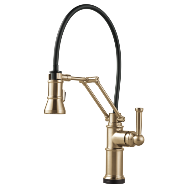 BRIZO ARTESSO 64225LF Single Handle Articulating Kitchen Faucet with SmartTouch Technology