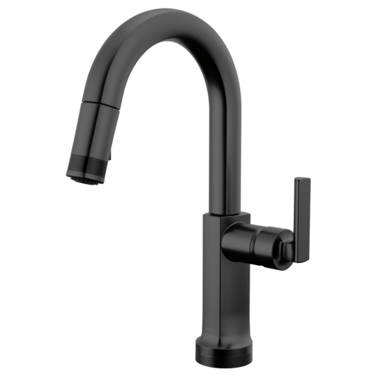 BRIZO 64906LF SmartTouch Pull-Down Prep Faucet with Arc Spout - Lever Handle