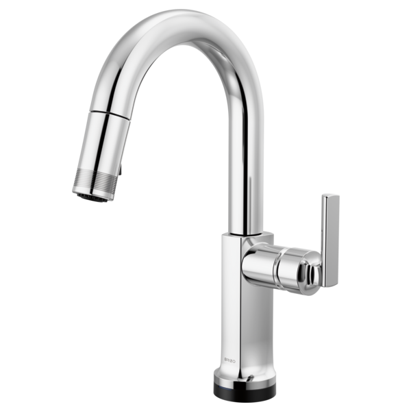 BRIZO 64906LF SmartTouch Pull-Down Prep Faucet with Arc Spout - Lever Handle