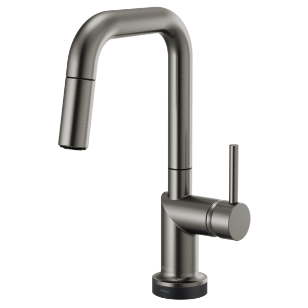 BRIZO 64965LF SmartTouch Pull-Down Prep Kitchen Faucet with Square Spout - Metal Lever Handle