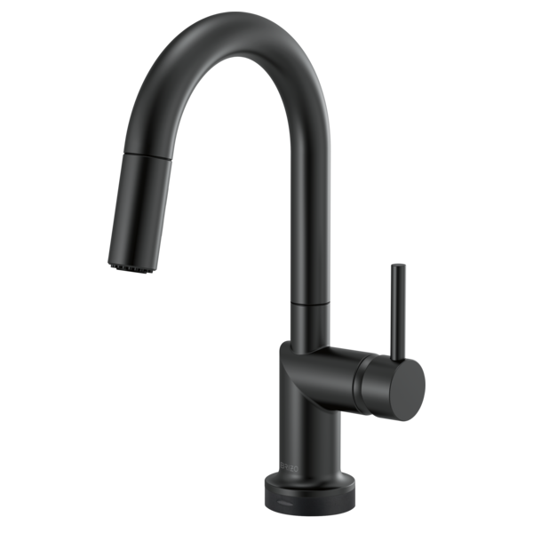 BRIZO 64975LF SmartTouch Pull-Down Prep Kitchen Faucet with Arc Spout - Metal Lever Handle