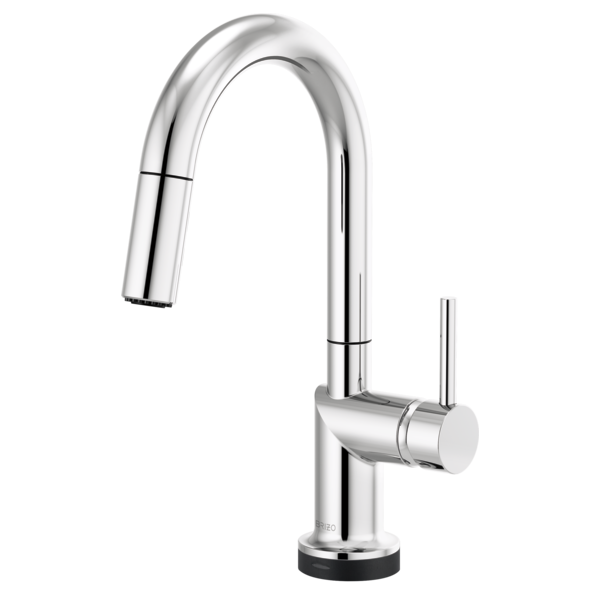 BRIZO 64975LF SmartTouch Pull-Down Prep Kitchen Faucet with Arc Spout - Metal Lever Handle