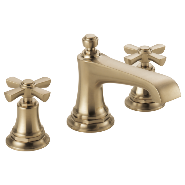 BRIZO ROOK 65360LF Widespread Lavatory Faucet - Cross Handles 1.2 GPM