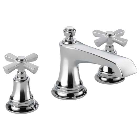 BRIZO ROOK 65360LF Widespread Lavatory Faucet - Cross Handles 1.2 GPM