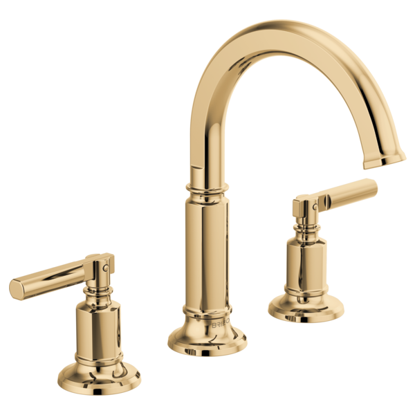 BRIZO INVARI 65376LF Widespread Lavatory Faucet with Arc Spout - Lever Handles 1.2 GPM