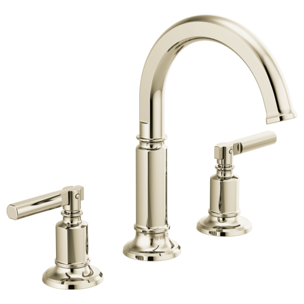 BRIZO INVARI 65376LF Widespread Lavatory Faucet with Arc Spout - Lever Handles 1.2 GPM