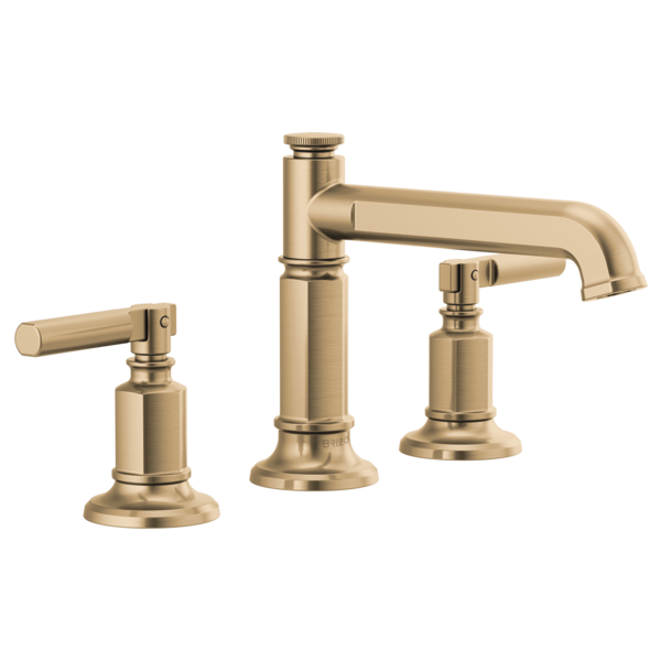 BRIZO INVARI 65377LF Widespread Lavatory Faucet with Column Spout - Lever Handles 1.2 GPM