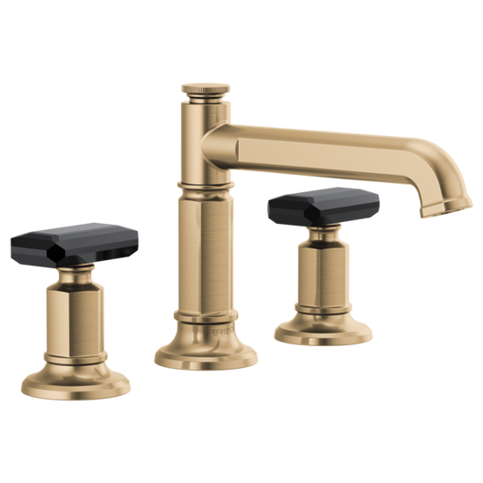 BRIZO 65377LF Widespread Lavatory Faucet with Column Spout - Knob Handles 1.5 GPM