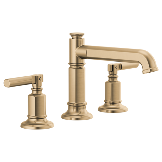 BRIZO 65377LF Widespread Lavatory Faucet with Column Spout - Lever Handles 1.5 GPM