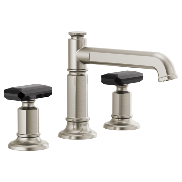 BRIZO INVARI 65377LF Widespread Lavatory Faucet with Column Spout - Knob Handles 1.2 GPM