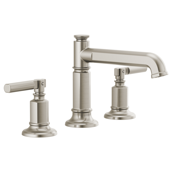 BRIZO INVARI 65377LF Widespread Lavatory Faucet with Column Spout - Lever Handles 1.2 GPM