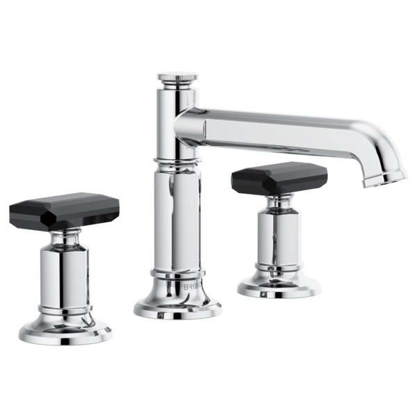 BRIZO INVARI 65377LF Widespread Lavatory Faucet with Column Spout - Knob Handles 1.2 GPM