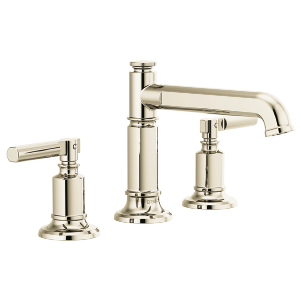 BRIZO 65377LF Widespread Lavatory Faucet with Column Spout - Lever Handles 1.5 GPM