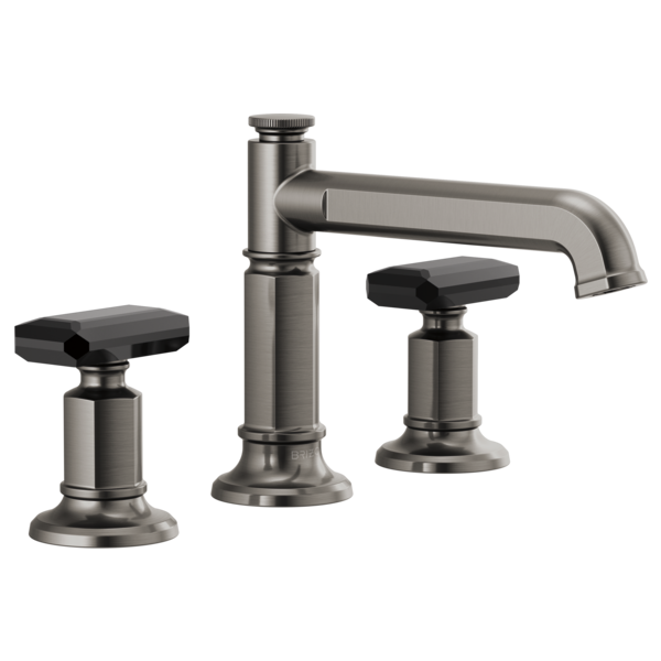 BRIZO INVARI 65377LF Widespread Lavatory Faucet with Column Spout - Knob Handles 1.2 GPM