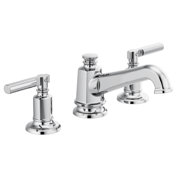 BRIZO 65378LF Widespread Lavatory Faucet with Angled Spout - Lever Handles 1.5 GPM