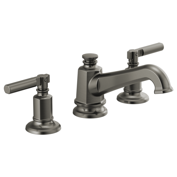 BRIZO 65378LF Widespread Lavatory Faucet with Angled Spout - Lever Handles 1.5 GPM