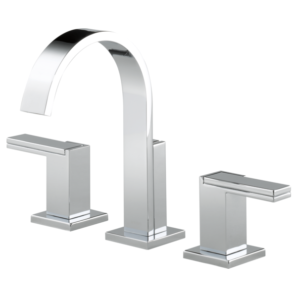 BRIZO SIDERNA 65380LF Widespread Lavatory Faucet - Lever Handles 1.2 GPM