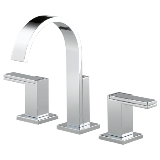 BRIZO SIDERNA 65380LF Widespread Lavatory Faucet - Lever Handles 1.2 GPM