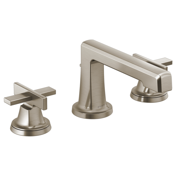 BRIZO 65397LF Widespread Lavatory Faucet With Low Spout - Low Cross Handles