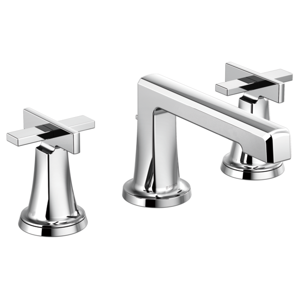 BRIZO 65397LF Widespread Lavatory Faucet With Low Spout - High Cross Handles