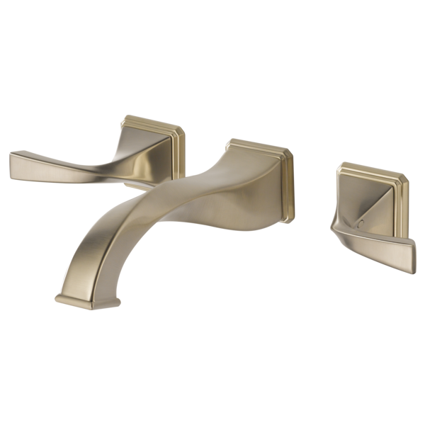 BRIZO VIRAGE 65830LF Two-Handle Wall Mount Lavatory Faucet 1.5 GPM