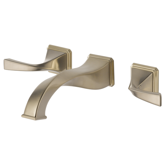 BRIZO 65830LF Two-Handle Wall Mount Lavatory Faucet 1.2 GPM