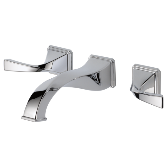 BRIZO VIRAGE 65830LF Two-Handle Wall Mount Lavatory Faucet 1.5 GPM