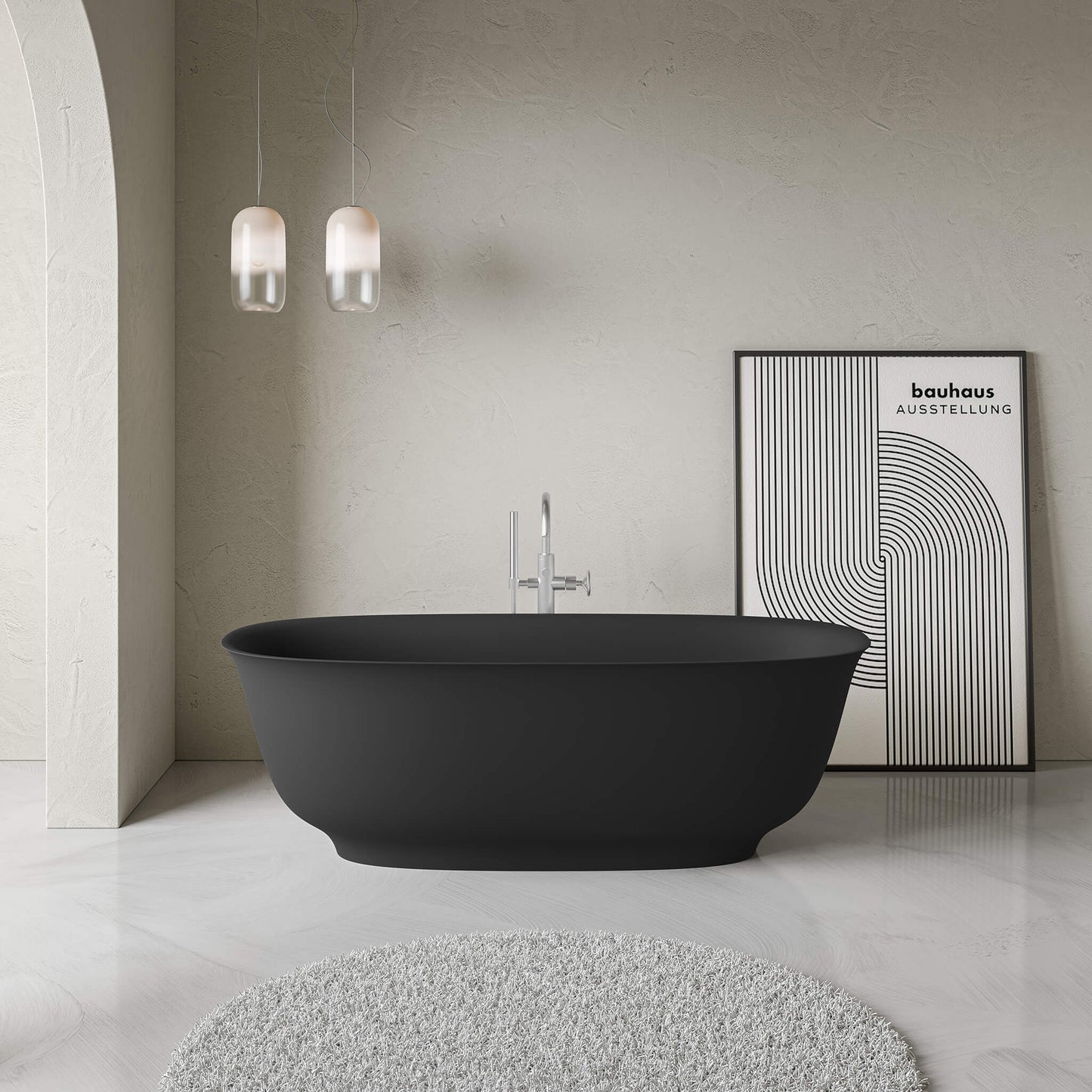 STONETOUCH 66001 Termoli Free Standing Bathtub