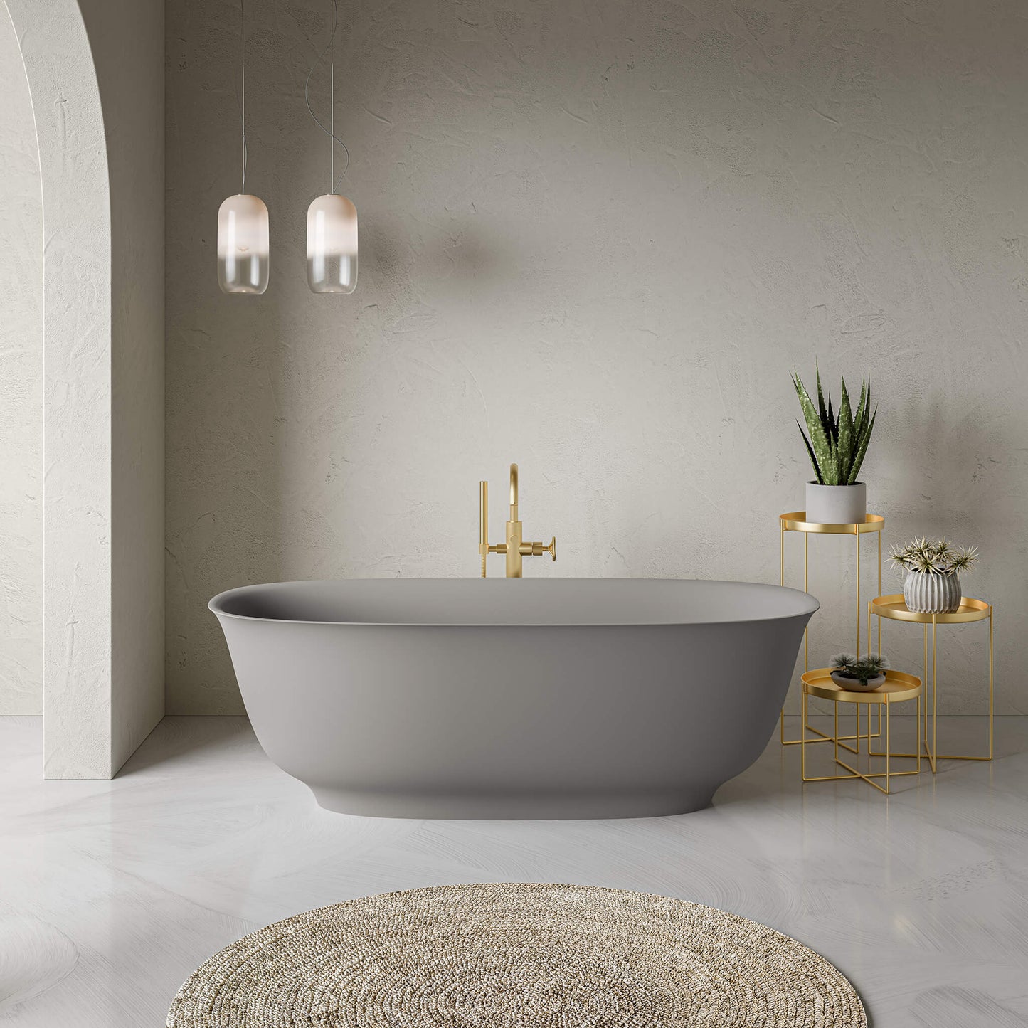 STONETOUCH 66001 Termoli Free Standing Bathtub