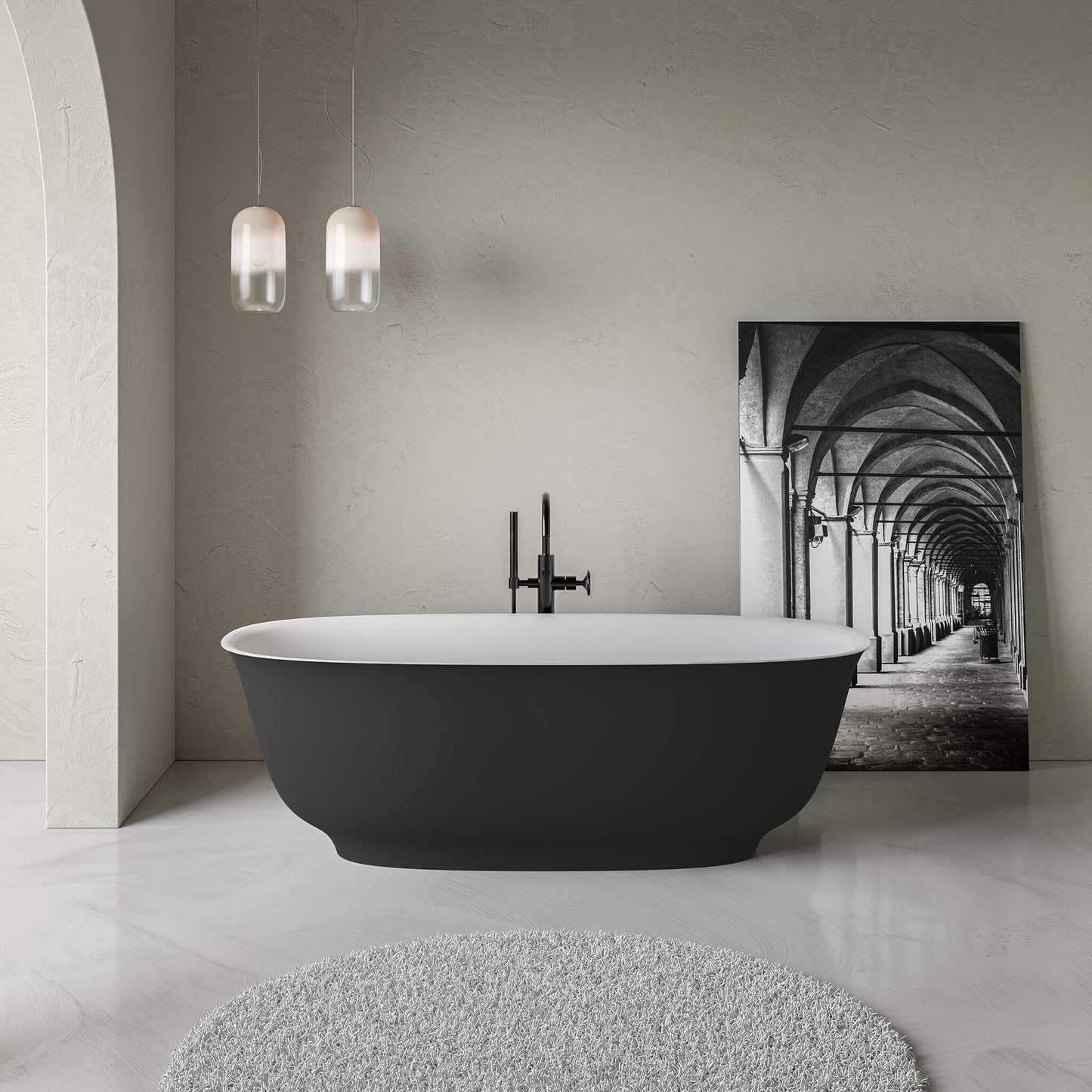 STONETOUCH 66001 Termoli Free Standing Bathtub