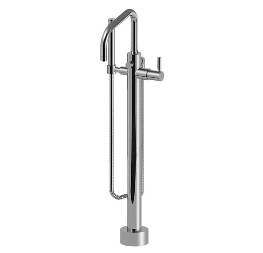 CABANO 66313 Floor mount tub filler with hand spray