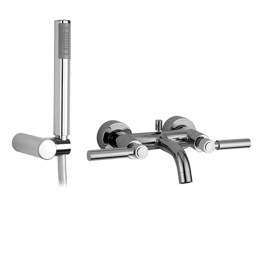 CABANO 66332 Wall mount tub faucet with hand spray