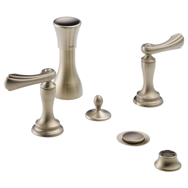 BRIZO 68485 4-Hole Mount Bidet Faucet with Vacuum Breaker - Lever Handle Kit