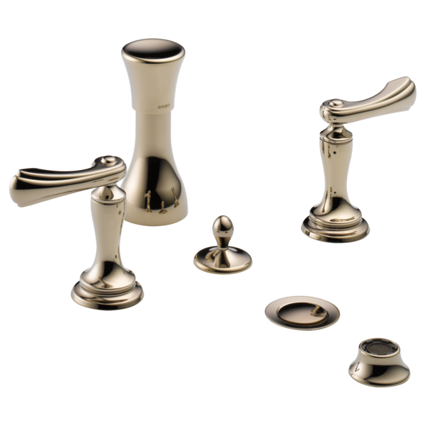 BRIZO 68485 4-Hole Mount Bidet Faucet with Vacuum Breaker - Lever Handle Kit