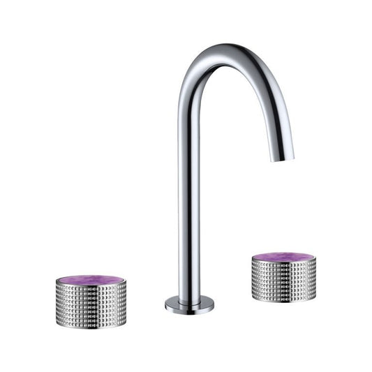 MAIER 82075J Bespoke Wide Spread Lav Dots Handle and Amethyst Inlay