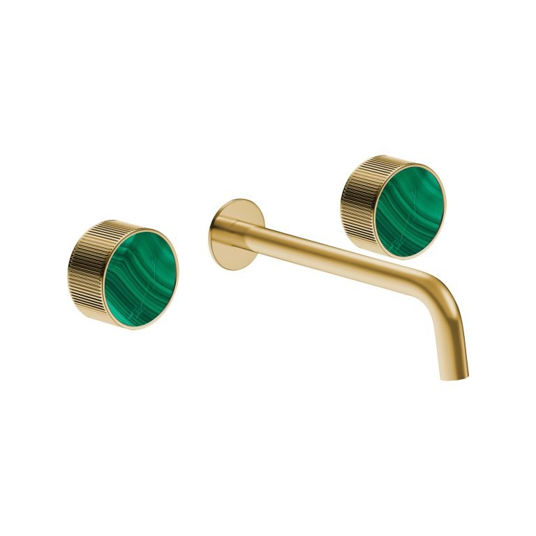 MAIER 82307 Bespoke Wallmount Lav Stripes Handle and Malachite Inlay