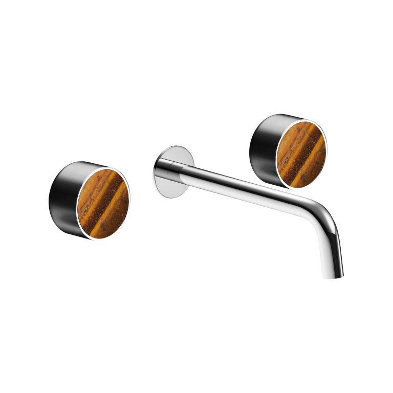 MAIER 82307 Bespoke Wallmount Lav Plain Handle and Tiger Eye Inlay