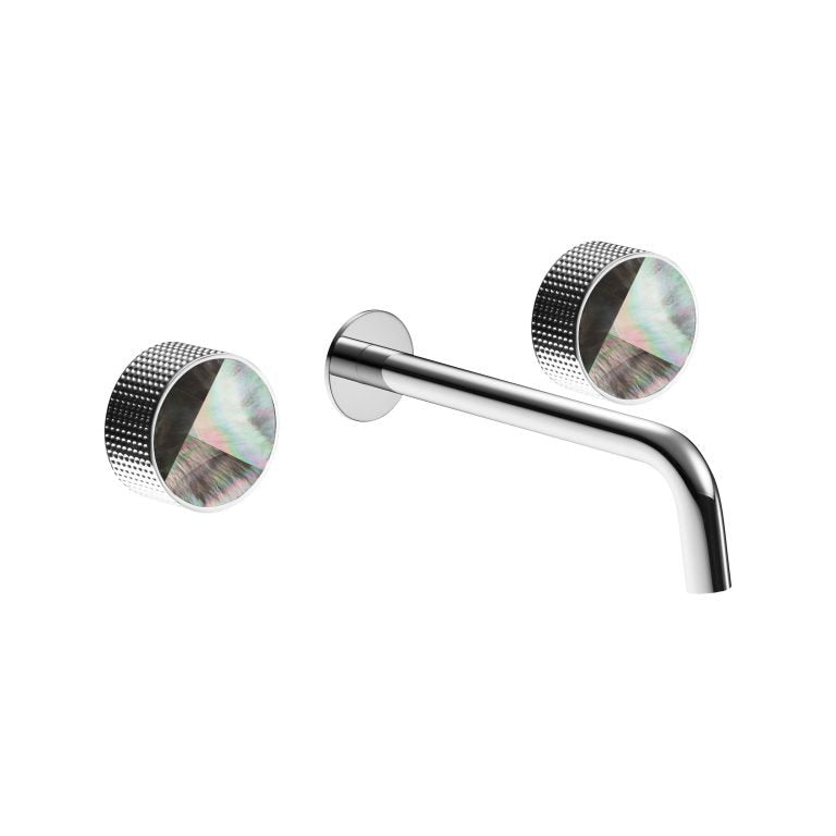 MAIER 82307 Bespoke Wallmount Lav Dots Handle and Mother of Pearl Grey Inlay