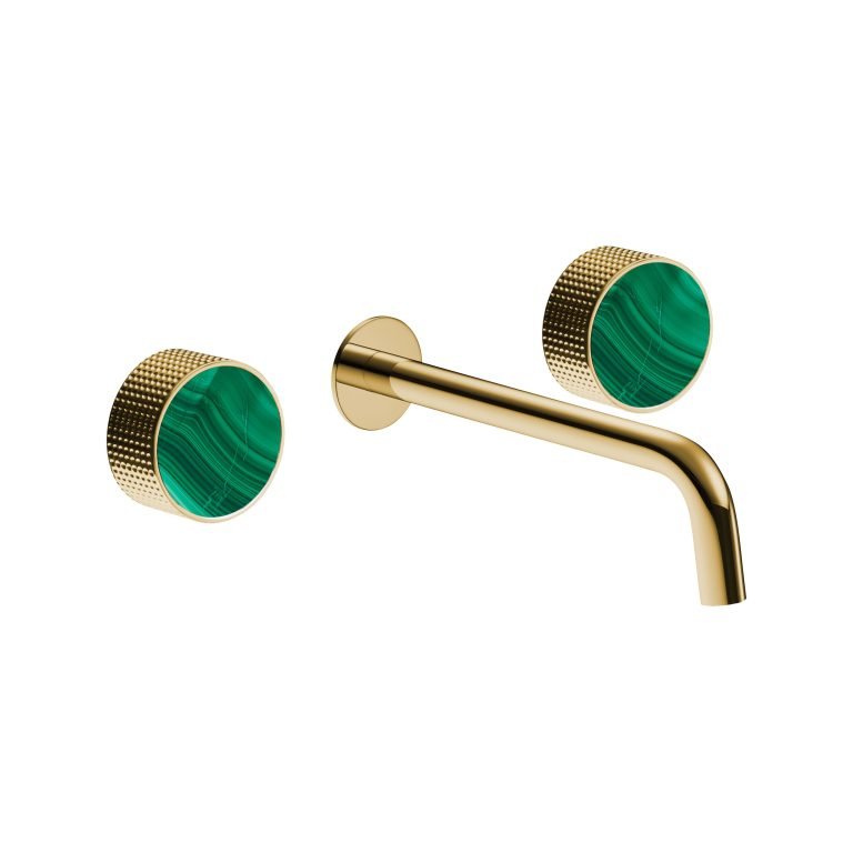 MAIER 82307 Bespoke Wallmount Lav Dots Handle and Malachite Inlay