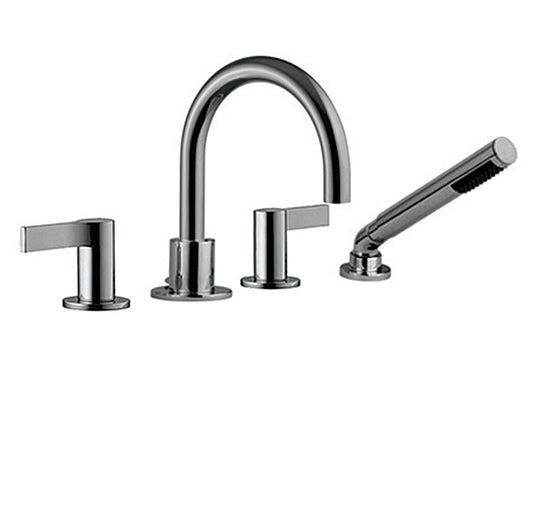 CABANO 84304 4 Piece deck mount tub filler with hand spray