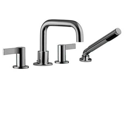 CABANO 84307 4 Piece deck mount tub filler with hand spray